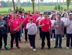 Tatapaan Meriah dengan Jalan Sehat dan Line Dance Kolosal, Camat Dr. Ciendy Mongkaren Pimpin Langsung Perayaan Menuju HUT RI ke-80