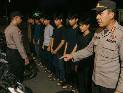 22 Remaja Konvoi di Jombang Diciduk, Motor Ditahan Polisi