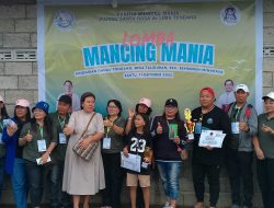 Lomba Mancing Desa Remboken Berlangsung Meriah, Dukung Program Pembersihan Enceng Gondok di Danau Tondano