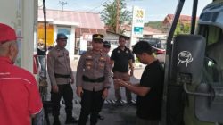 POLSEK LANGOWAN LAKUKAN MONITORING DISTRIBUSI BBM DI SPBU WALANTAKAN