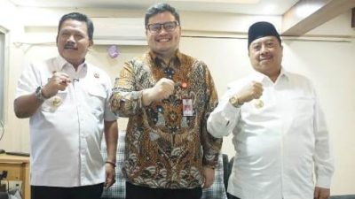 Diskusi Pembangunan Flyover Mengkreng oleh Tiga Pimpinan Daerah: Bupati Jombang, Bupati Kediri, dan Bupati Nganjuk