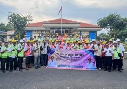 Perkuat SDM Konstruksi, Dinas PUPR Jombang Sertifikasi 60 Operator Alat Berat